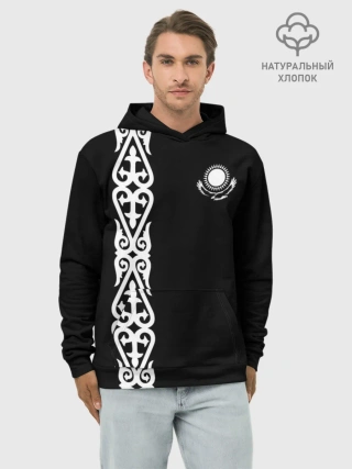Худи мужской база хлопок / Форма Казахстан