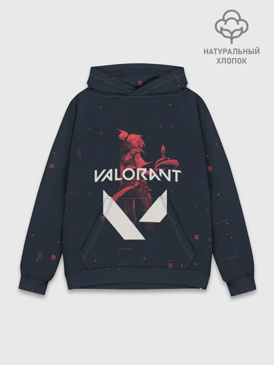 Худи мужской база хлопок / VALORANT