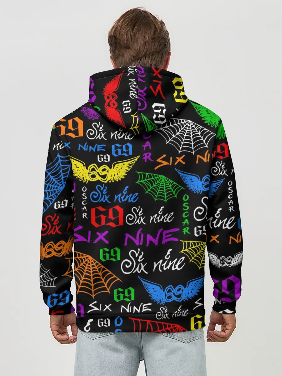 Худи мужской база хлопок / 6IX9INE