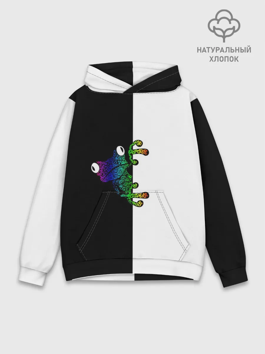 Худи мужской база хлопок / Лягуха