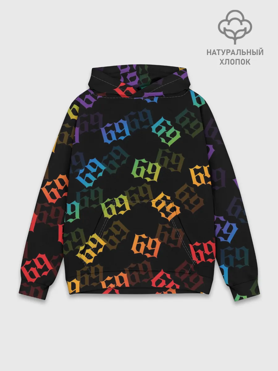 Худи мужской база хлопок / 6IX9INE