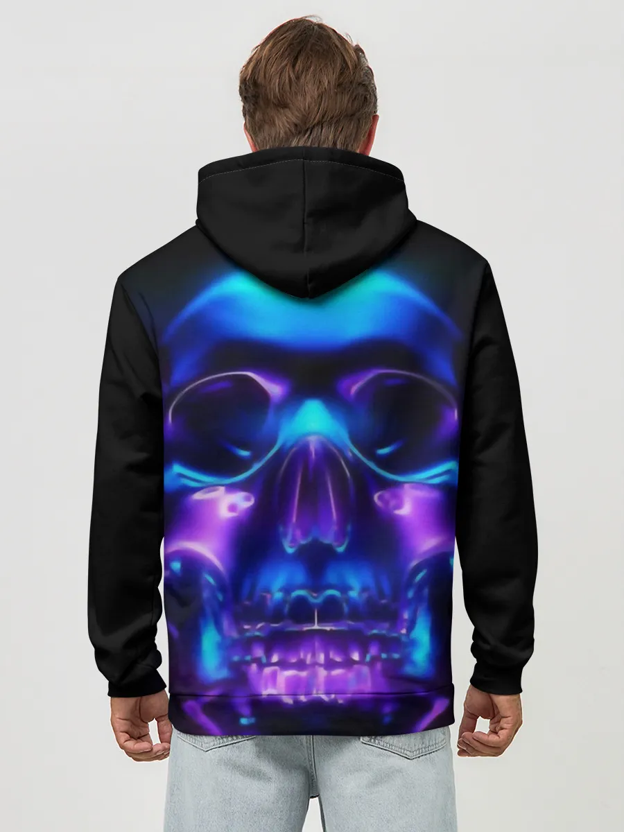 Худи мужской база хлопок / Череп