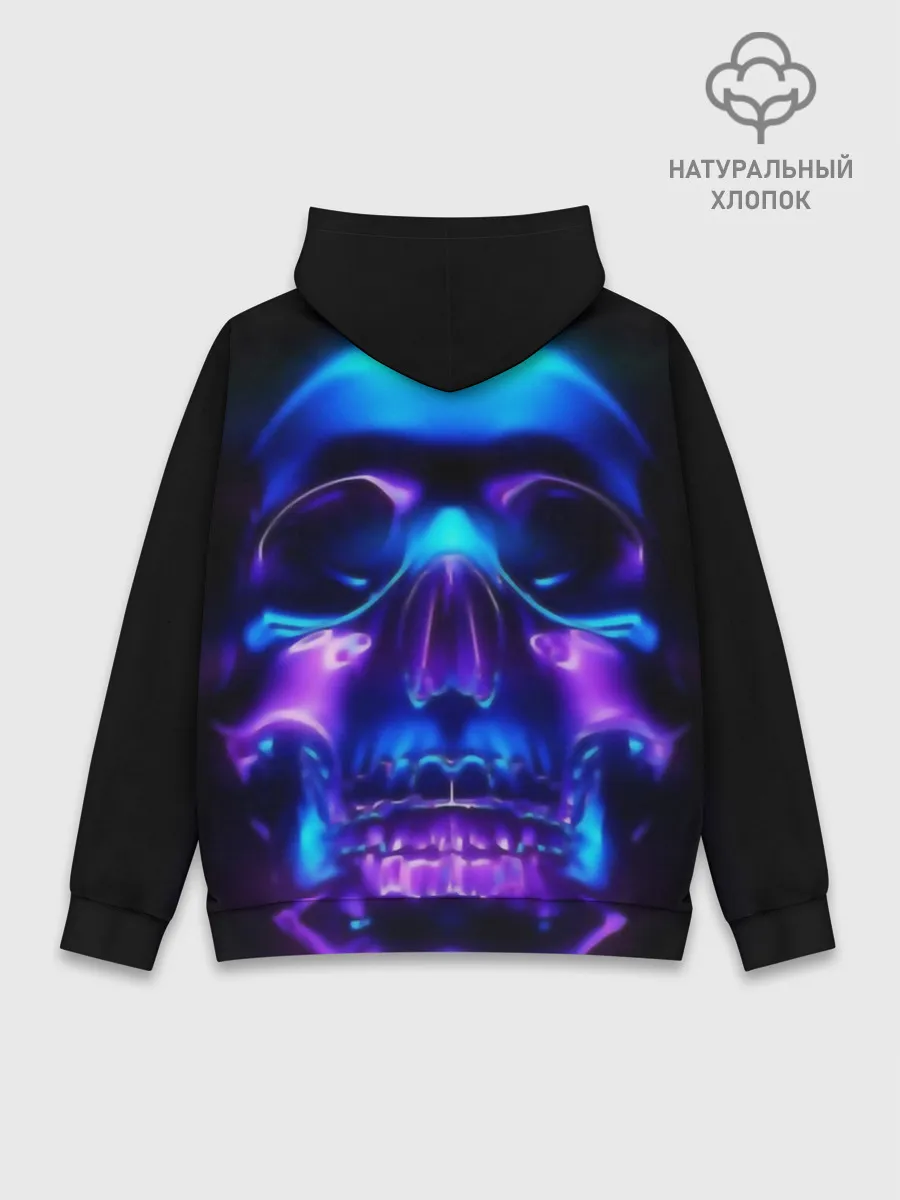 Худи мужской база хлопок / Череп