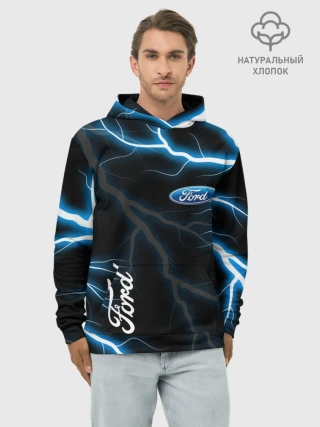 Худи мужской база хлопок / FORD