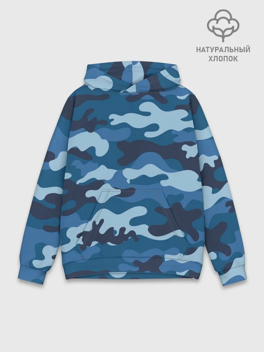 Худи мужской база хлопок / МИЛИТАРИ