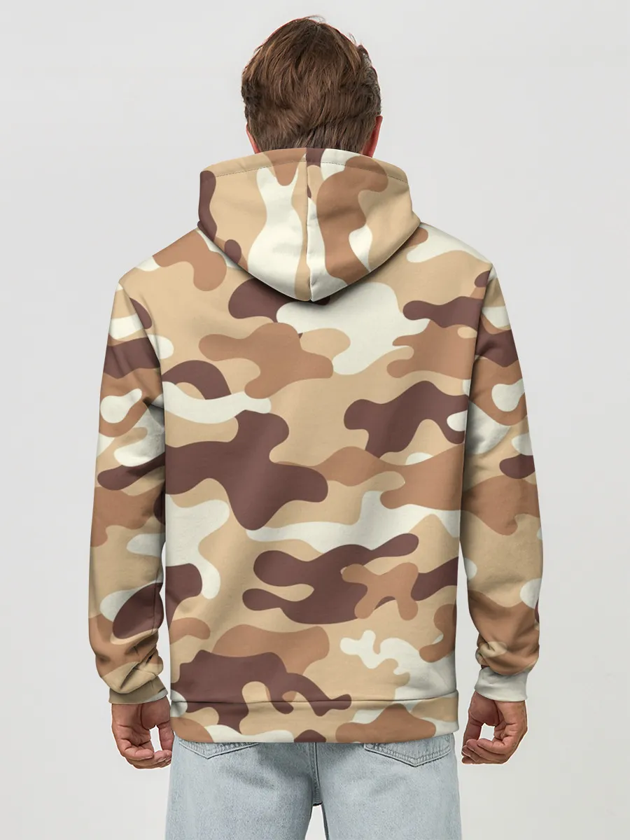 Худи мужской база хлопок / МИЛИТАРИ