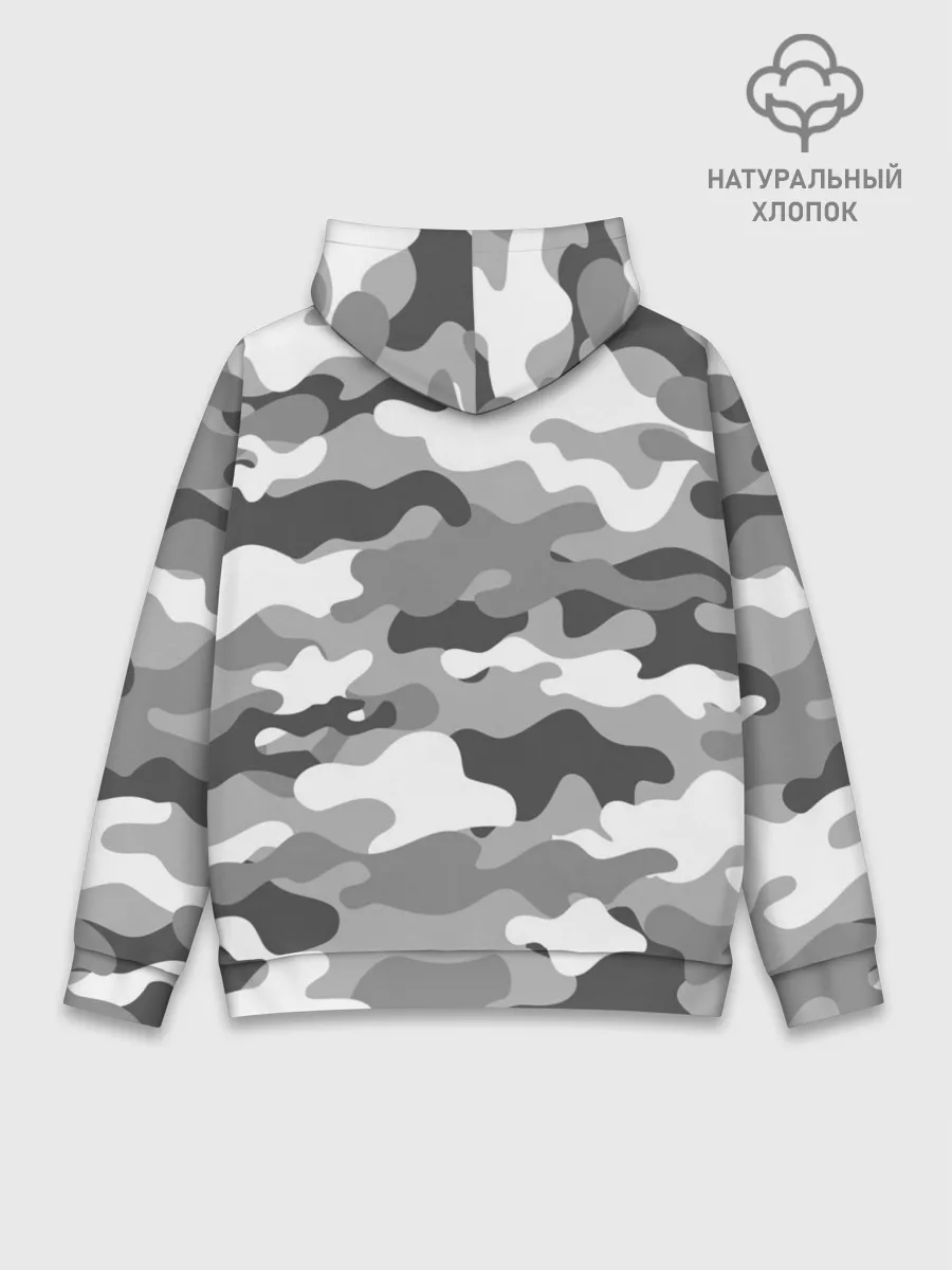 Худи мужской база хлопок / МИЛИТАРИ