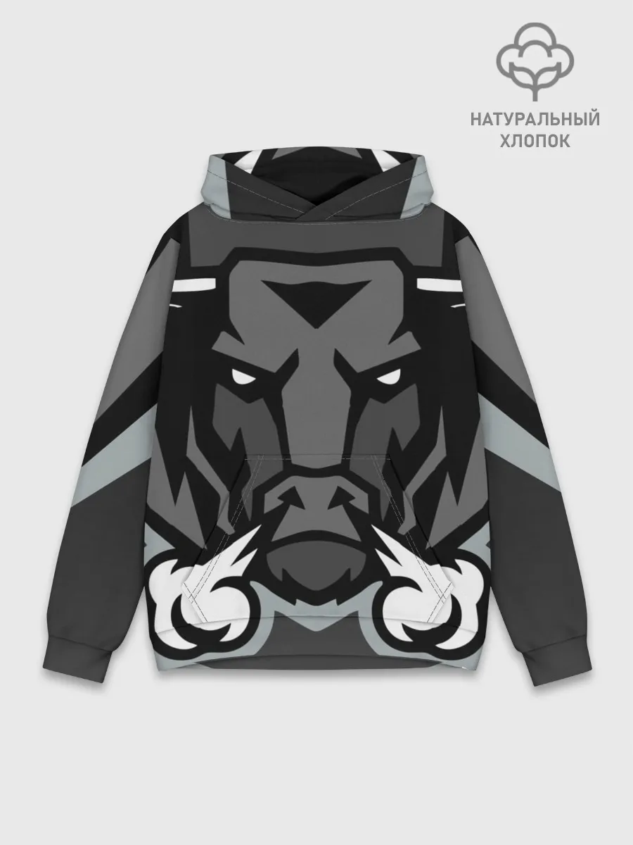 Худи мужской база хлопок / Зверь