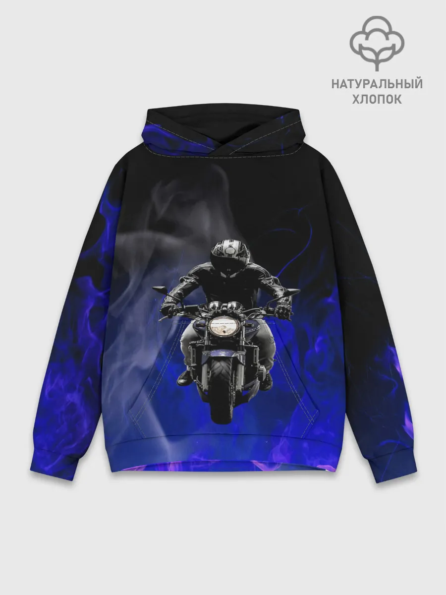 Худи мужской база хлопок / МОТОЦИКЛЫ