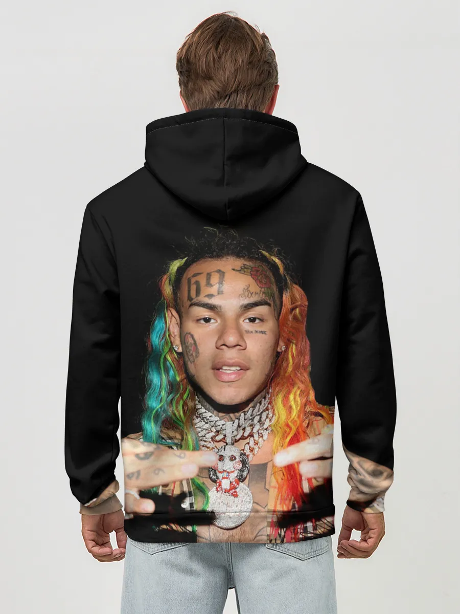 Худи мужской база хлопок / 6IX9INE