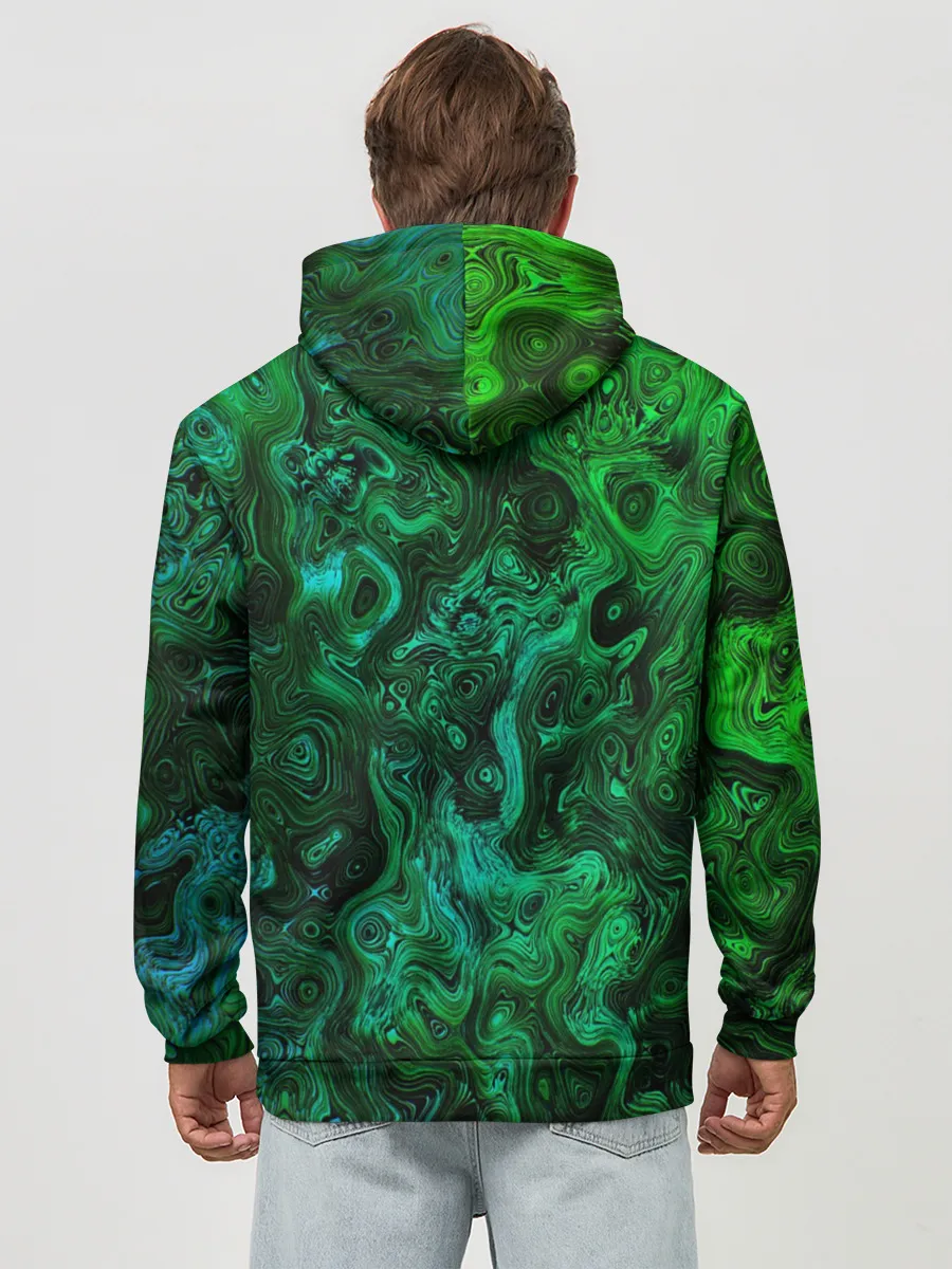 Худи мужской база хлопок / Фортнайт | Волны