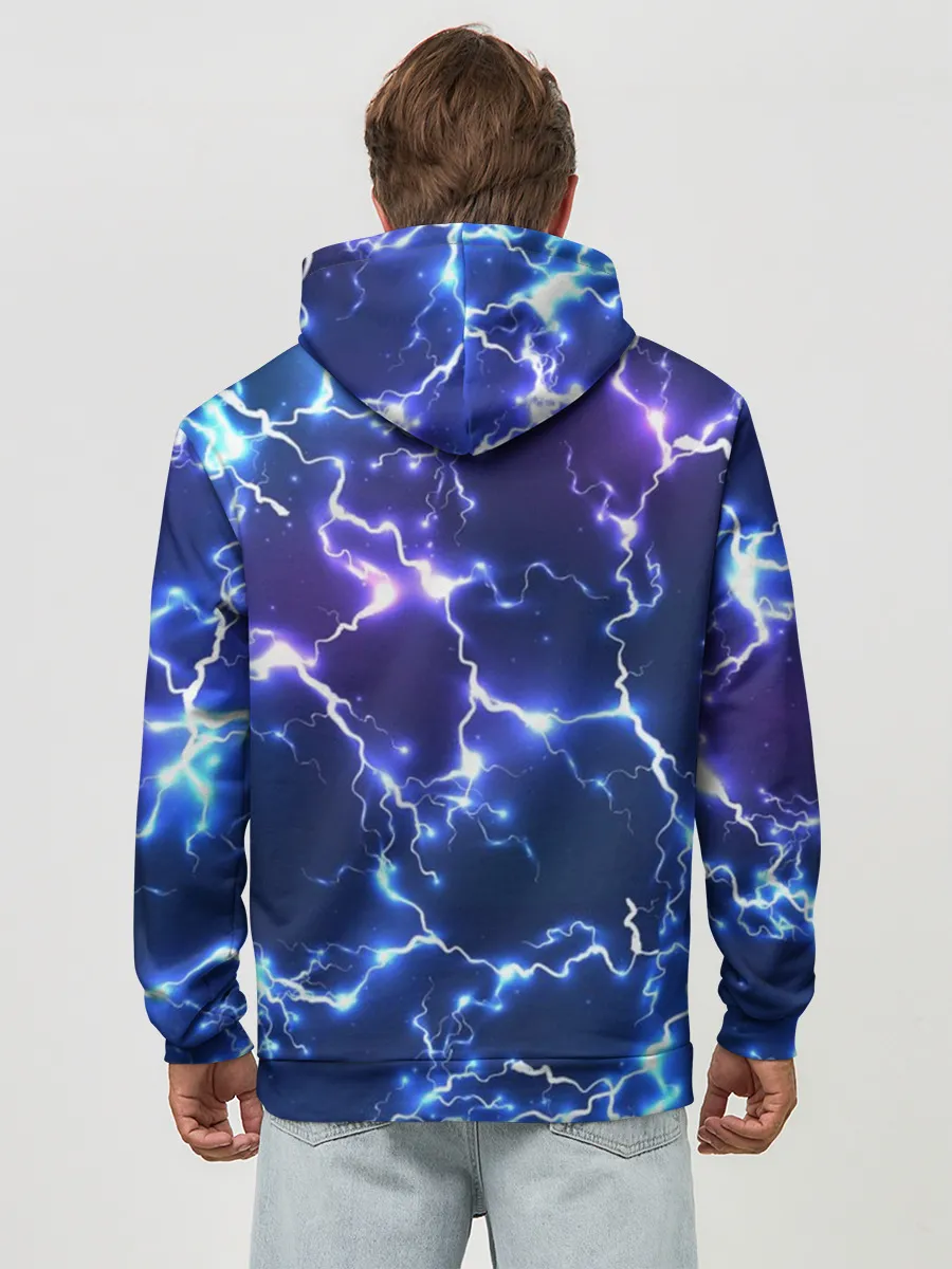 Худи мужской база хлопок / Фортнайт | Молнии