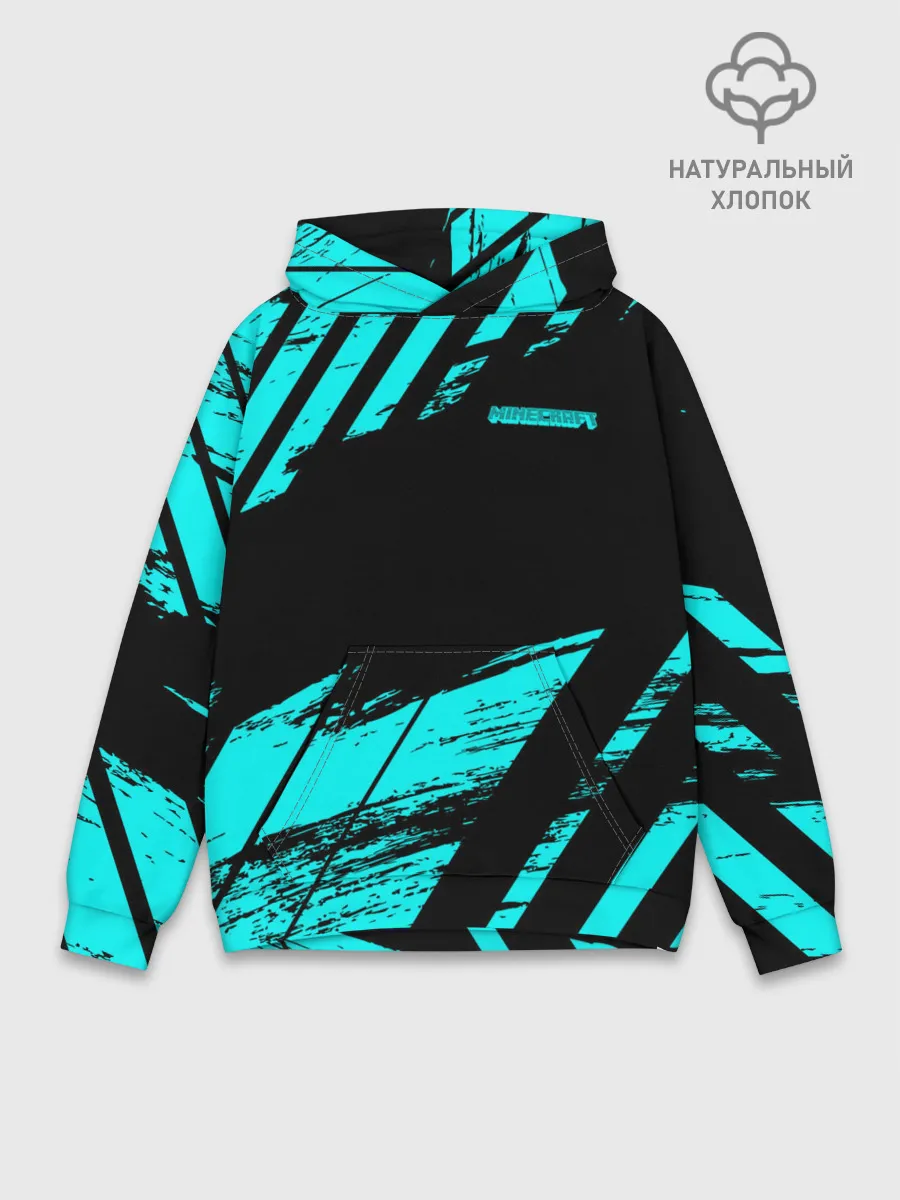 Худи мужской база хлопок / Minecraft