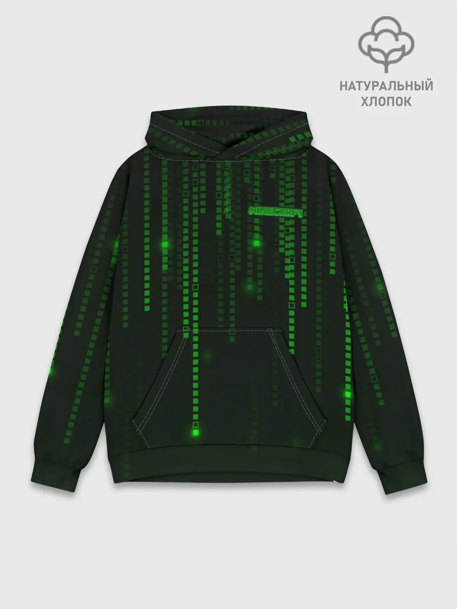 Худи мужской база хлопок / Minecraft