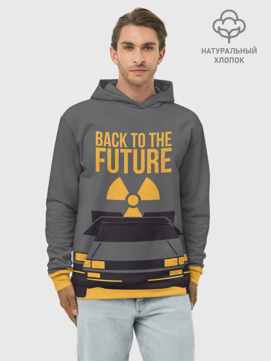 Худи мужской база хлопок / Back to the Future