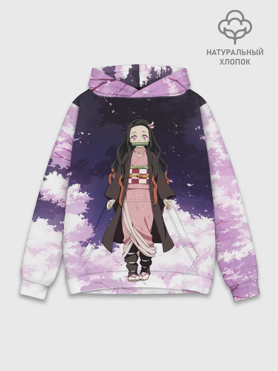 Худи мужской база хлопок / Незуко