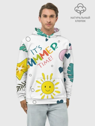 Худи мужской база хлопок / summer time