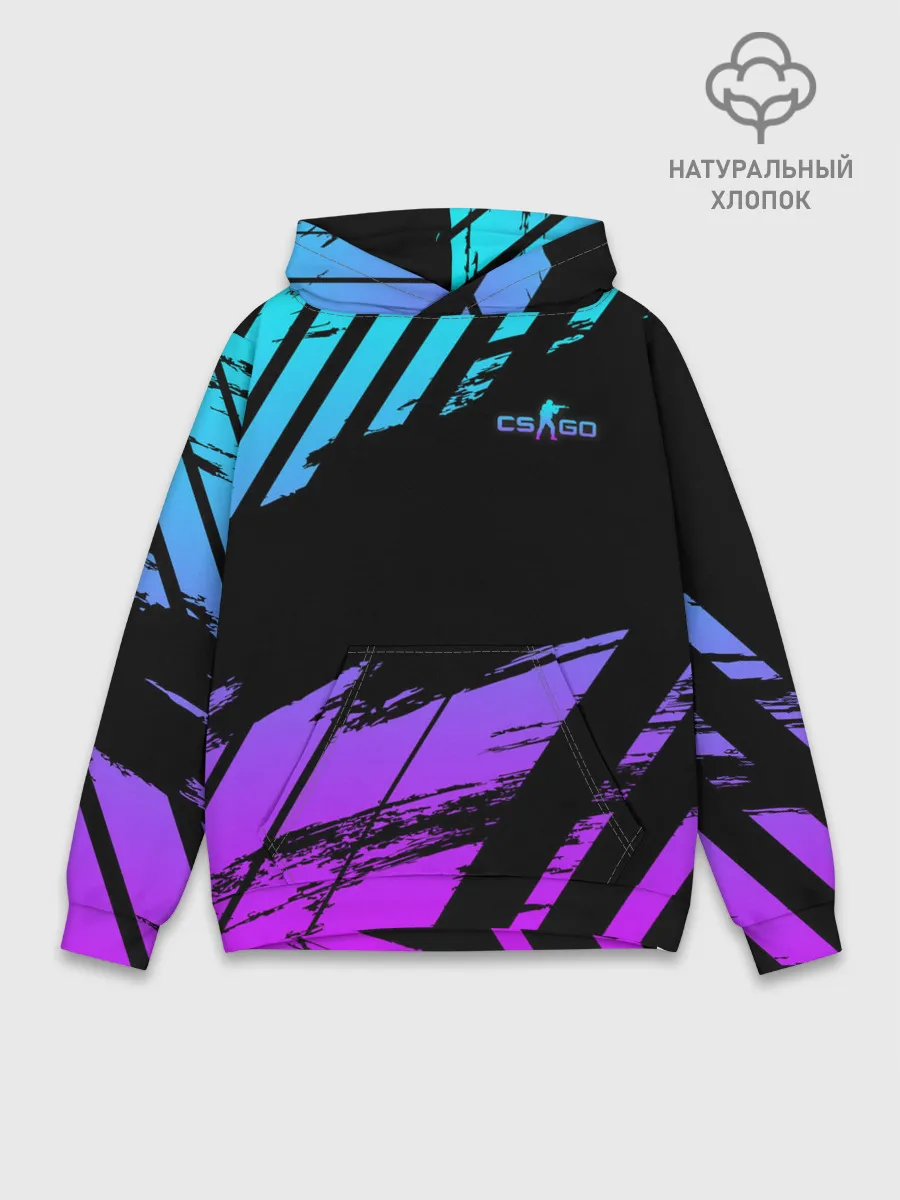 Худи мужской база хлопок / Counter-Strike