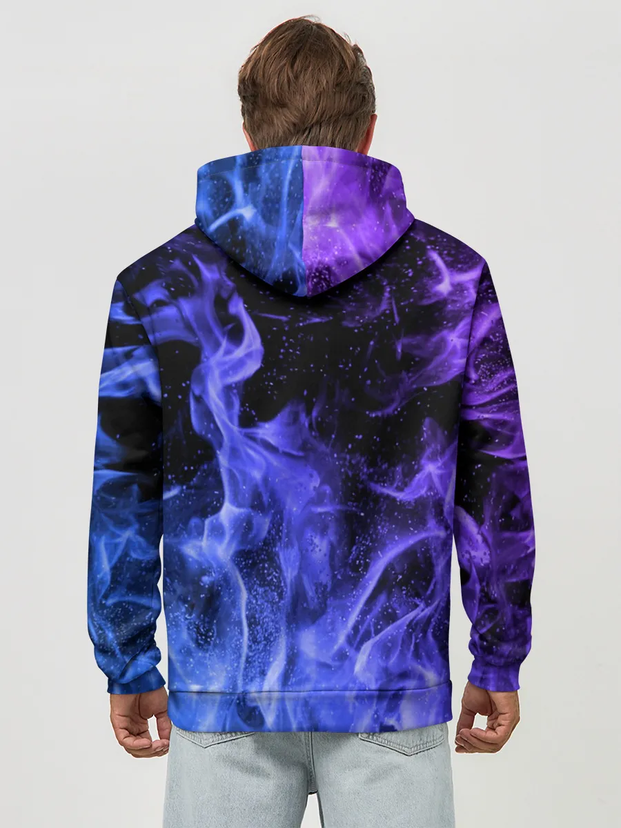 Худи мужской база хлопок / ОГОНЬ