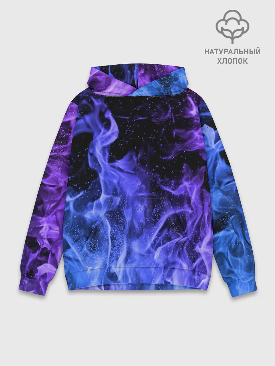 Худи мужской база хлопок / ОГОНЬ