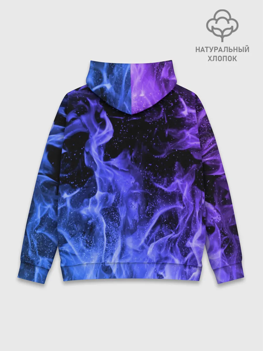 Худи мужской база хлопок / ОГОНЬ