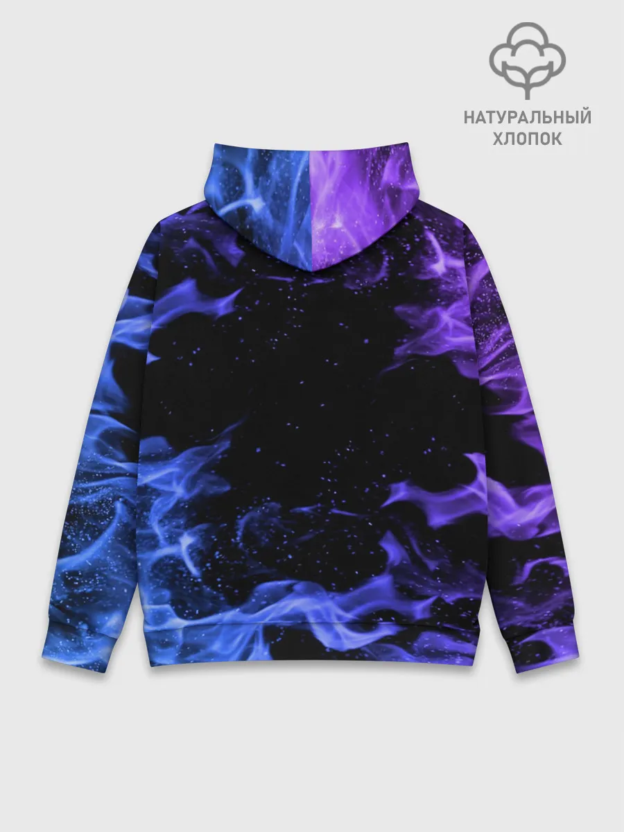 Худи мужской база хлопок / ОГОНЬ