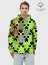 Худи мужской база хлопок / Minecraft.