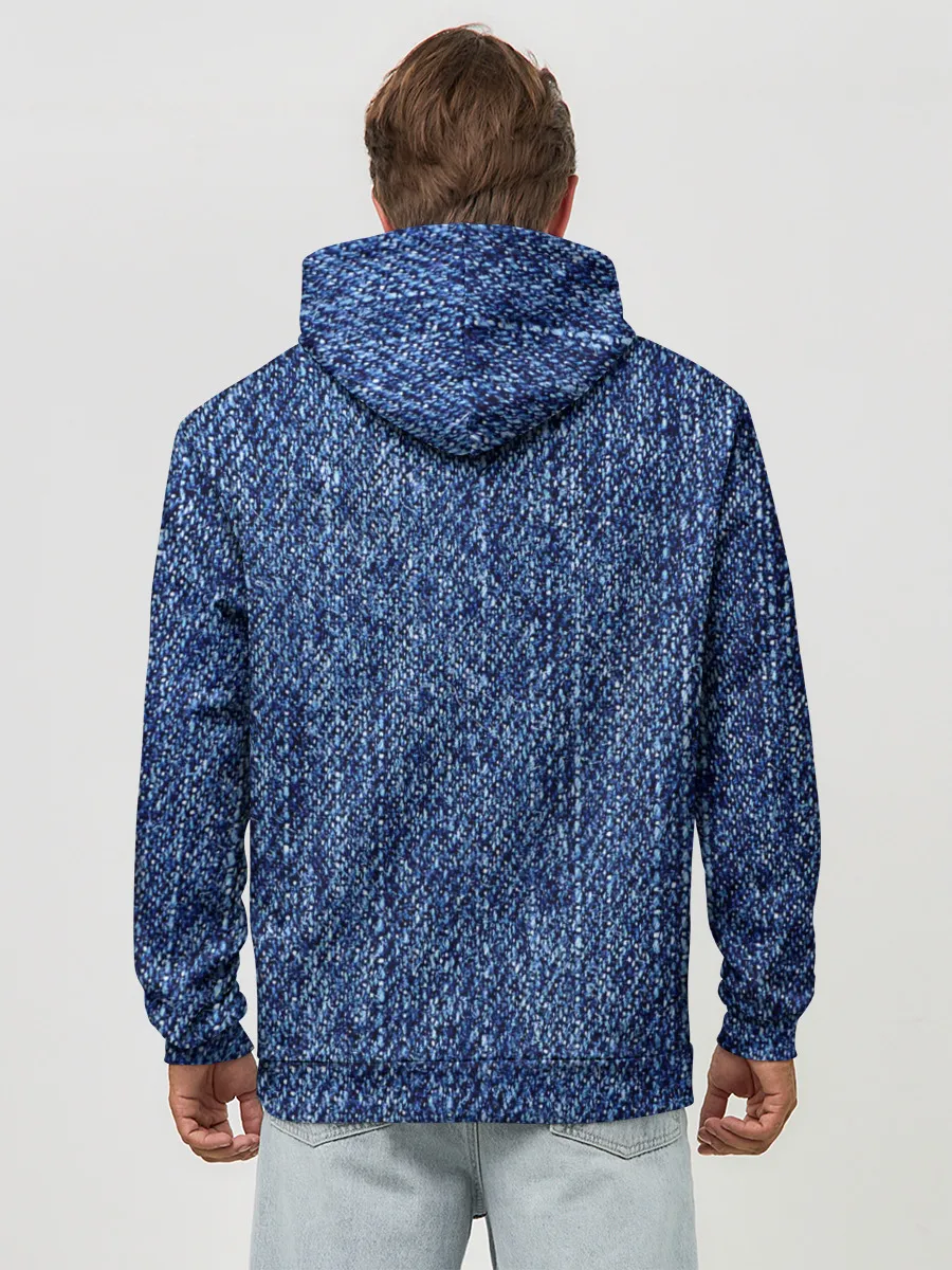 Худи мужской база хлопок / Джинсовка | Текстура