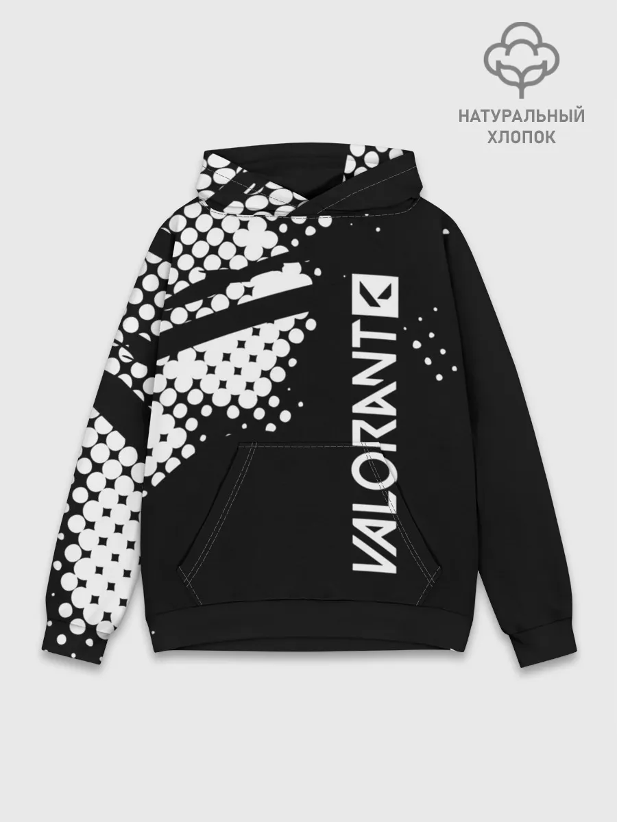 Худи мужской база хлопок / Valorant