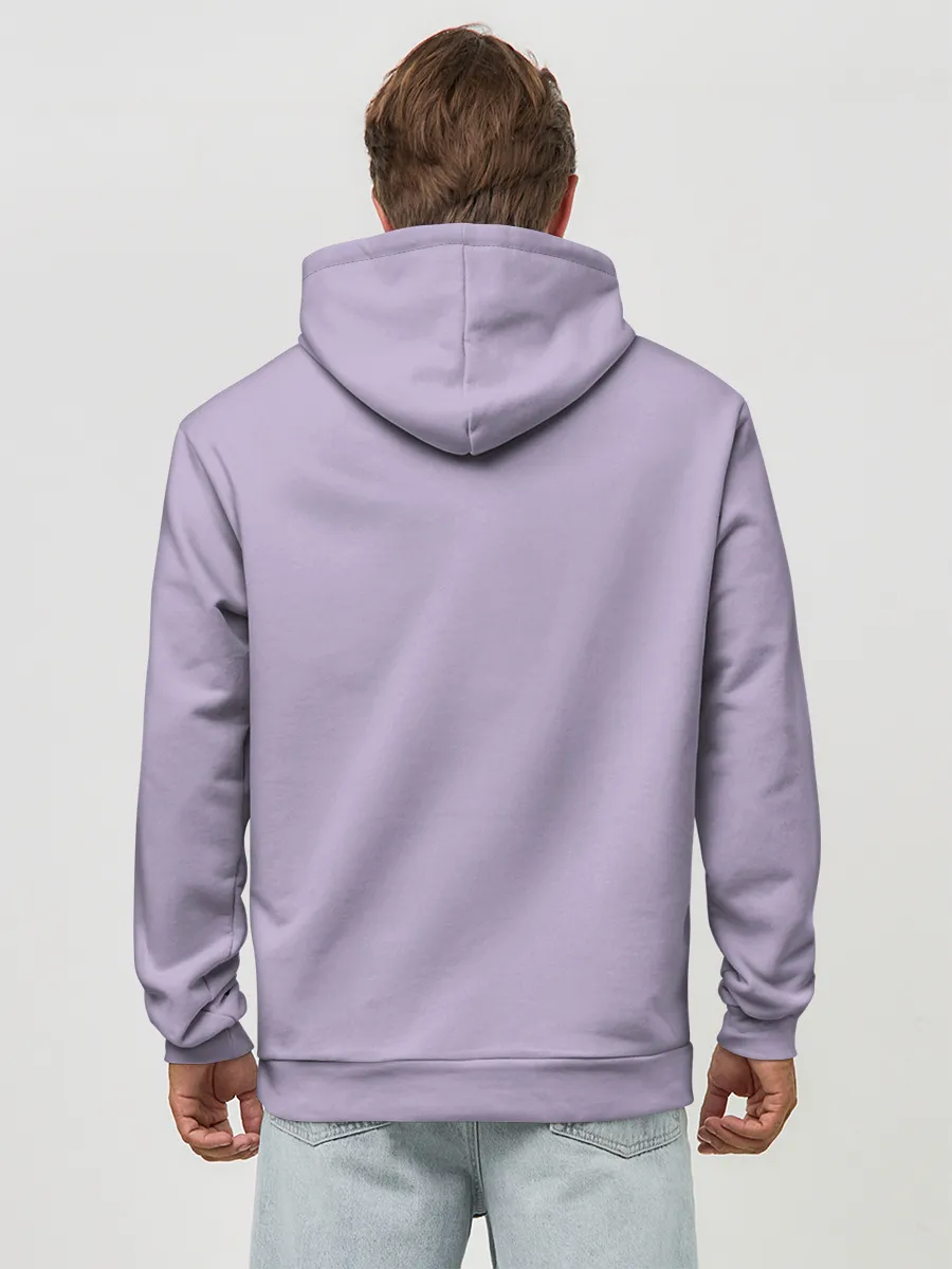 Худи мужской база хлопок / Лаванда