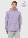 Худи мужской база хлопок / Лаванда