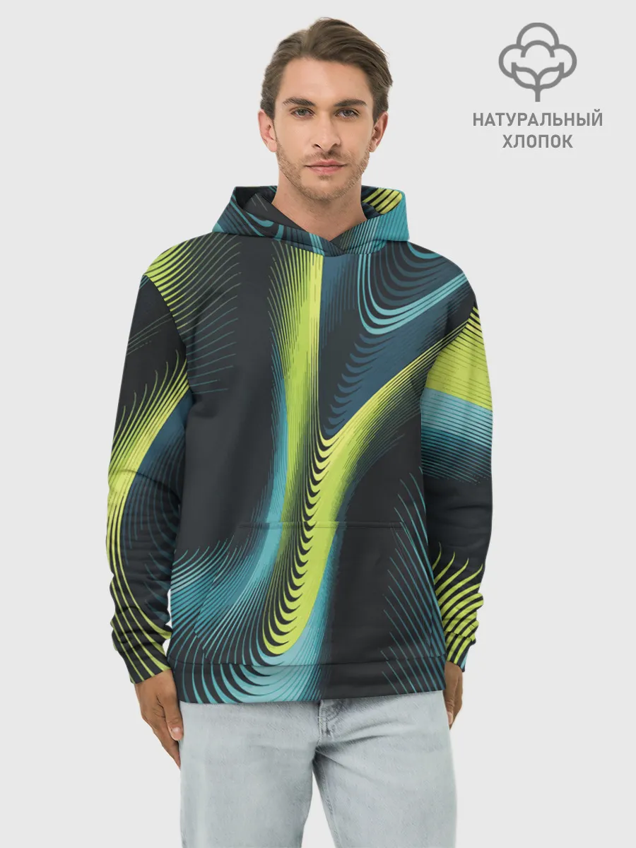 Худи мужской база хлопок / Wave