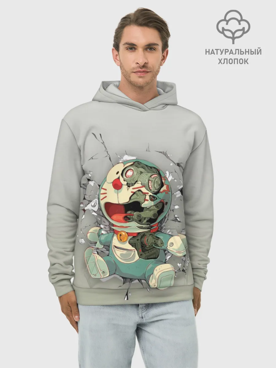 Худи мужской база хлопок / Doraeman
