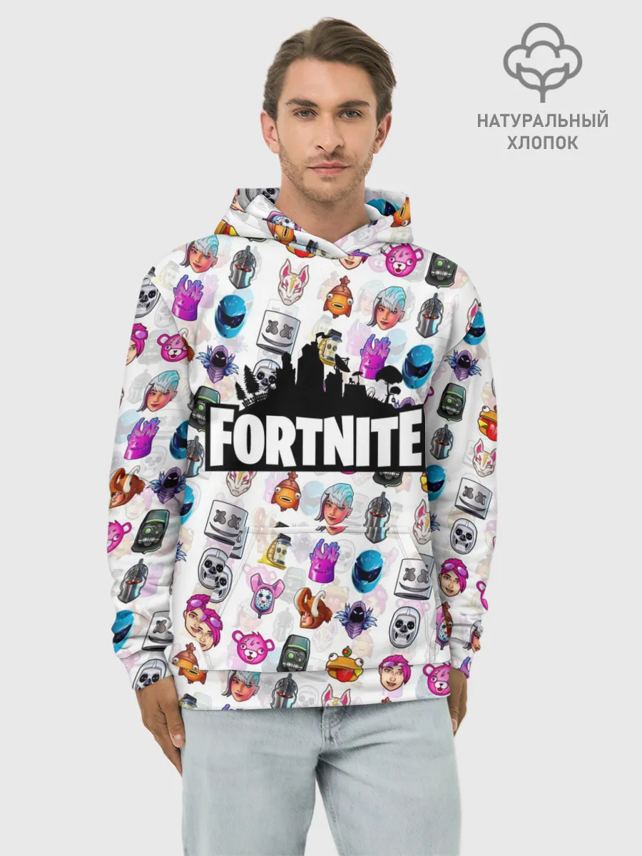 Худи мужской база хлопок / FORTNITE