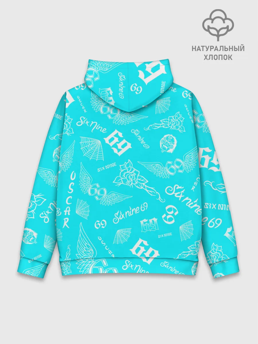 Худи мужской база хлопок / 6IX9INE GOOBA