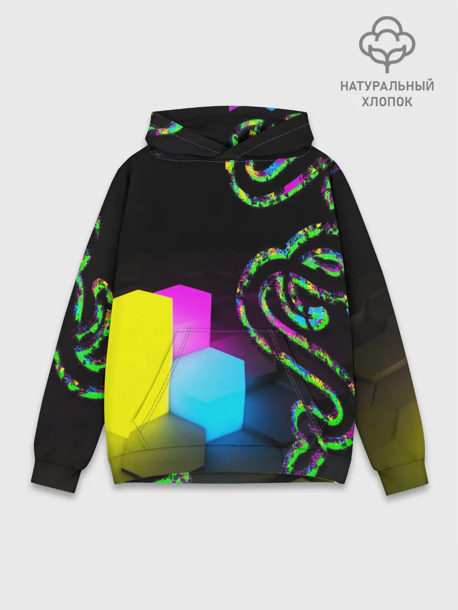 Худи мужской база хлопок / RAZER