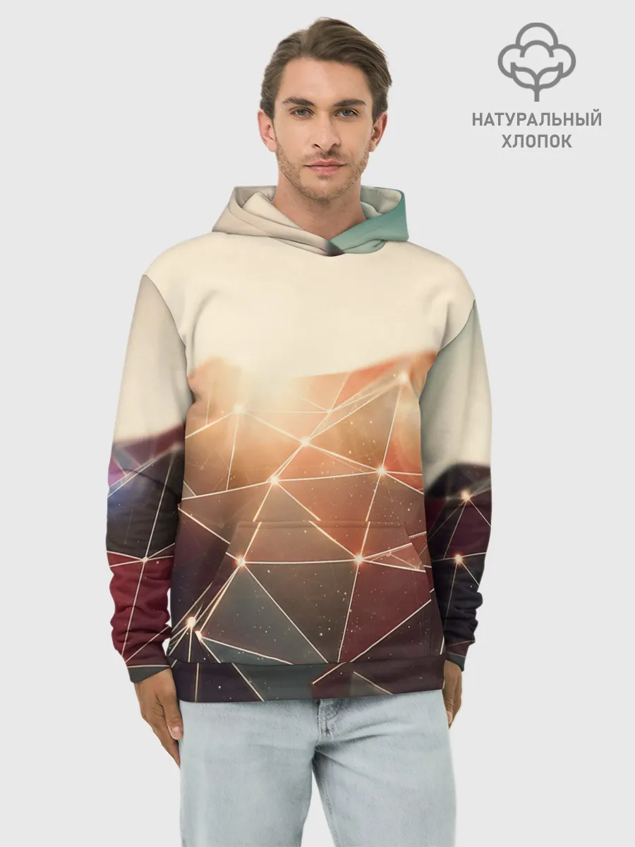 Худи мужской база хлопок / ABSTRACT DIGITAL