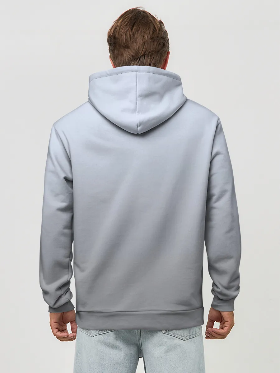 Худи мужской база хлопок / мультяшный пингвин