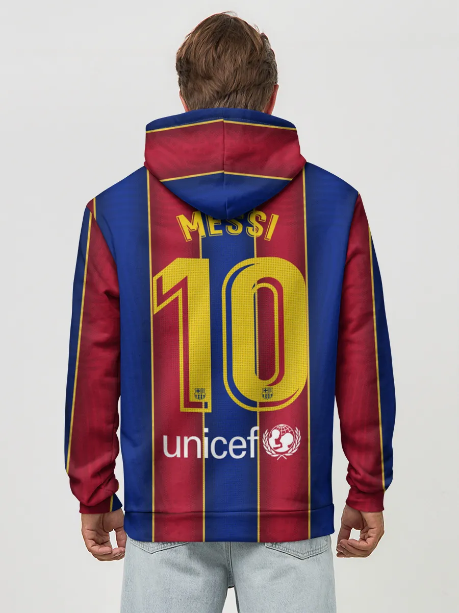 Худи мужской база хлопок / Messi home 20-21