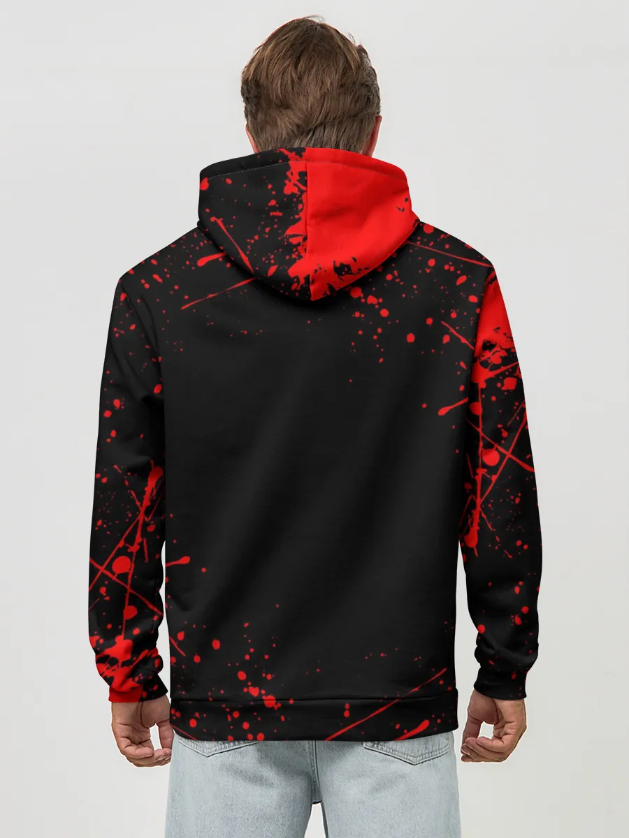 Худи мужской база хлопок / GOD OF WAR