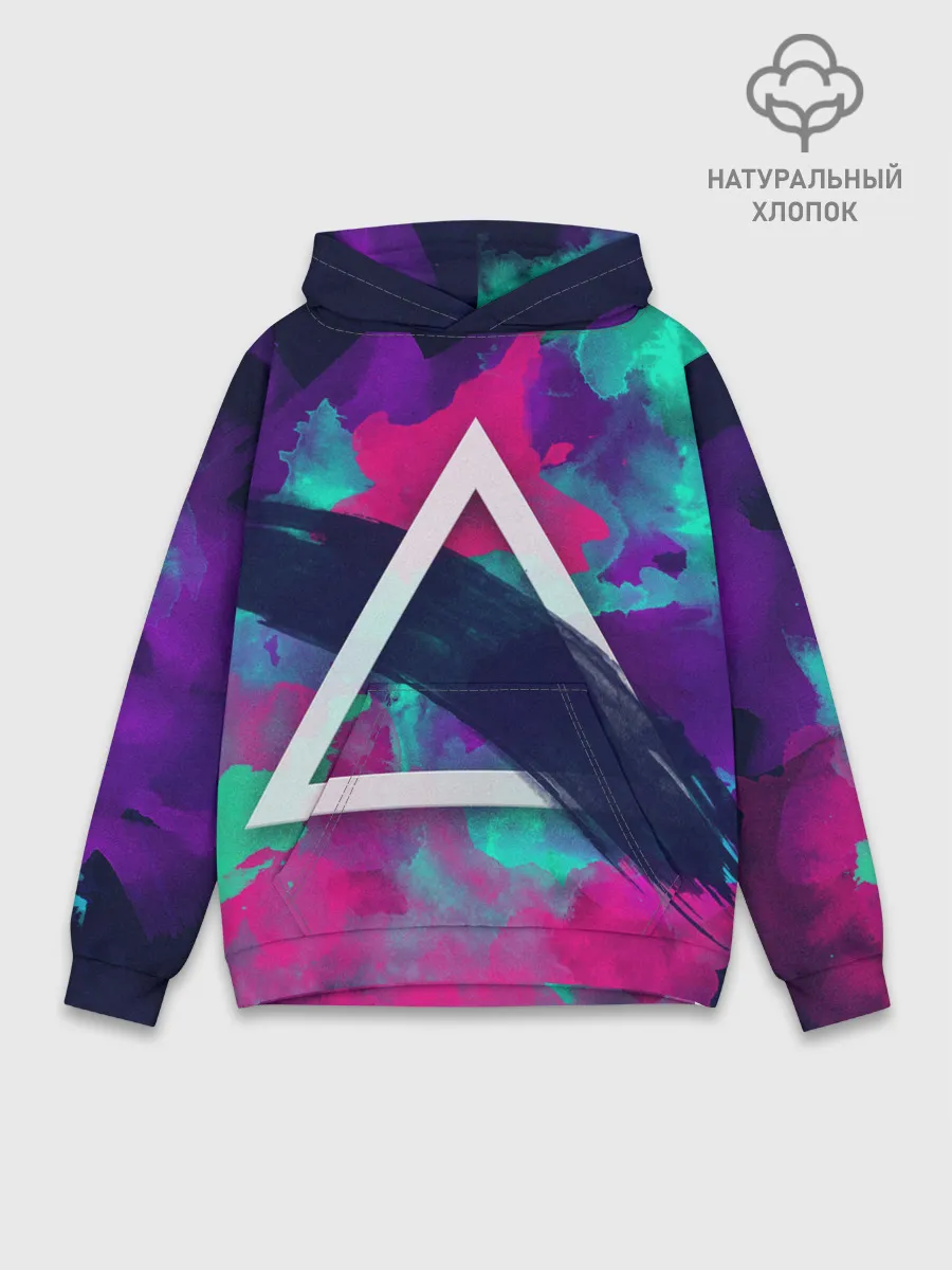 Худи мужской база хлопок / Абстракция
