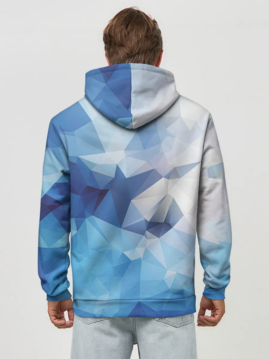 Худи мужской база хлопок / Абстракция