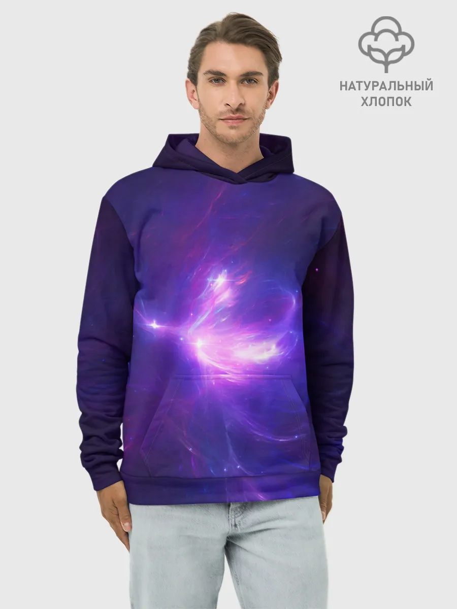 Худи мужской база хлопок / Абстракция