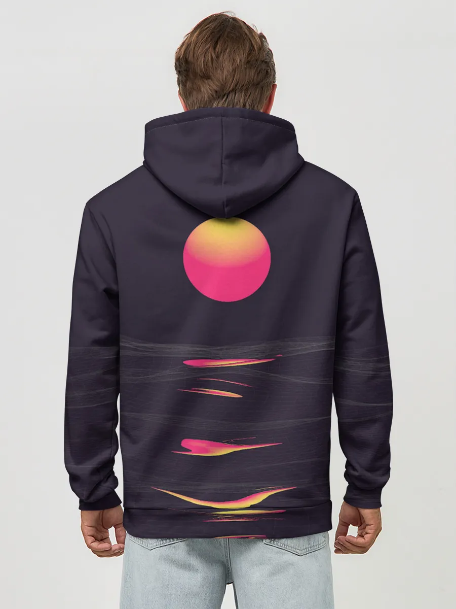 Худи мужской база хлопок / Абстракция