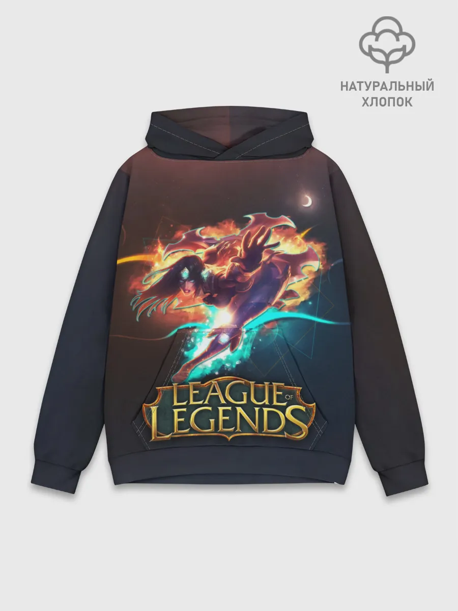 Худи мужской база хлопок / league of legends