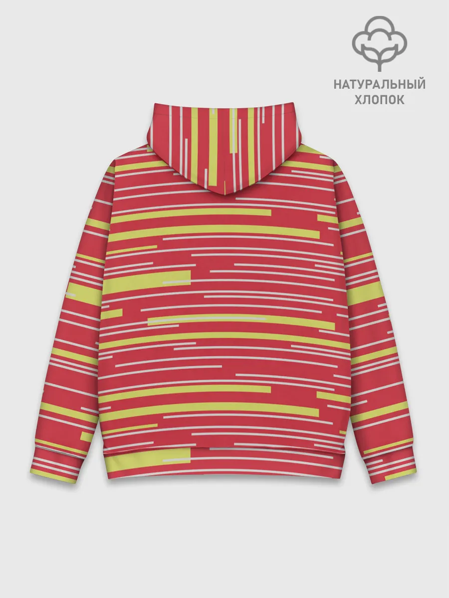 Худи мужской база хлопок / Логотип Юные титаны, вперед!