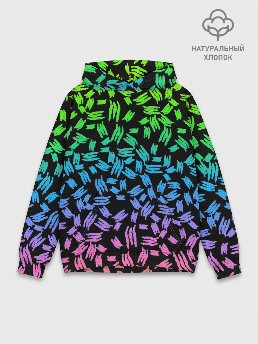 Худи мужской база хлопок / PATTERN MONSTER ENERGY