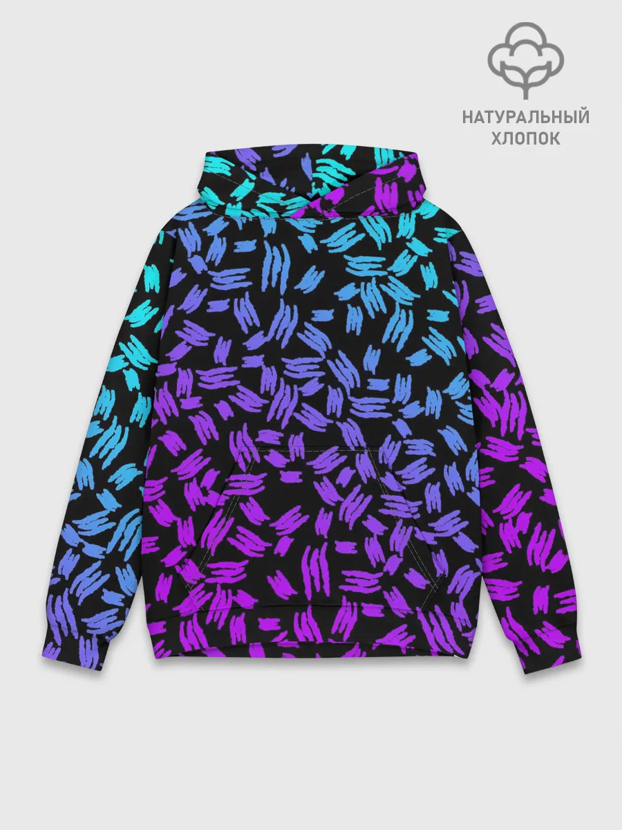 Худи мужской база хлопок / PATTERN MONSTER ENERGY