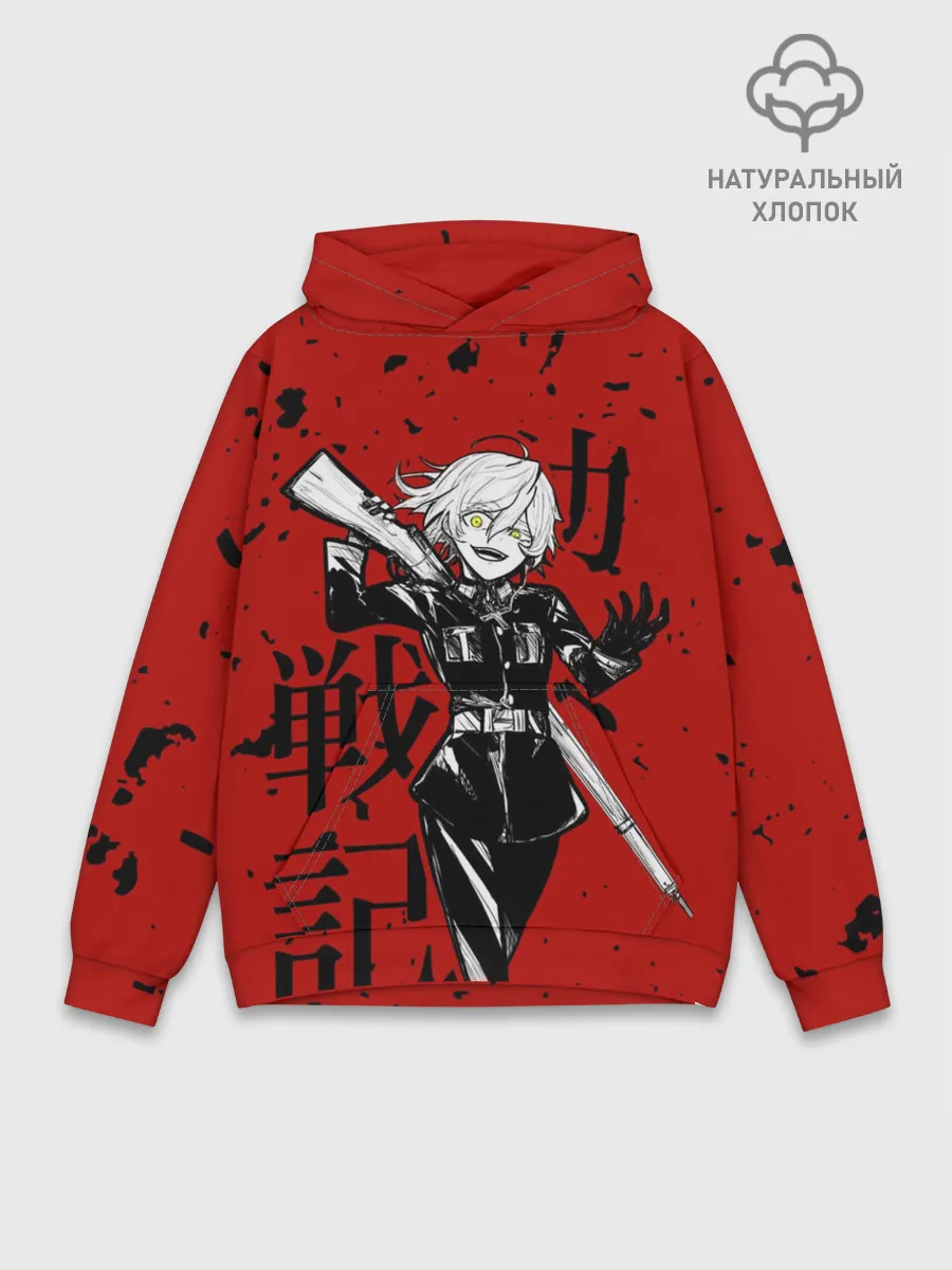 Худи мужской база хлопок / Дьявол