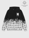 Худи мужской база хлопок / BTS
